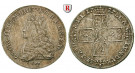 Braunschweig, Braunschweig-Calenberg-Hannover, Georg II., 1/3 Taler 1727, ss-vz