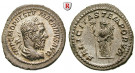Römische Kaiserzeit, Macrinus, Denar 217-218, vz-st/vz