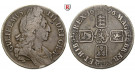 Grossbritannien, William III., Crown 1696, f.ss