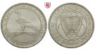 Weimarer Republik, 3 Reichsmark 1930, Rheinlandräumung, A, vz-st, J. 345