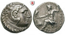 Makedonien, Königreich, Alexander III. der Grosse, Tetradrachme 201 v.Chr., ss+