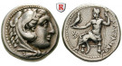 Makedonien, Königreich, Alexander III. der Grosse, Tetradrachme 300-286 v.Chr., ss+