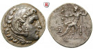 Makedonien, Königreich, Alexander III. der Grosse, Tetradrachme 188-170 v.Chr., ss-vz