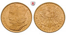 Polen, 2. Republik, 10 Zlotych 1925, 2,9 g fein, vz+