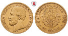 Deutsches Kaiserreich, Braunschweig, Wilhelm, 20 Mark 1875, A, ss-vz, J. 203