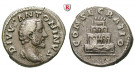 Römische Kaiserzeit, Antoninus Pius, Denar nach 161, ss
