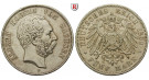 Deutsches Kaiserreich, Sachsen, Albert, 5 Mark 1899, E, ss+, J. 125