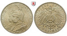 Deutsches Kaiserreich, Preussen, Wilhelm II., 2 Mark 1901, 200 Jahre Königreich, A, vz+, J. 105