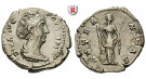 Römische Kaiserzeit, Faustina I., Frau des Antoninus Pius, Denar nach 141, ss-vz