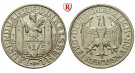 Weimarer Republik, 3 Reichsmark 1928, Dinkelsbühl, D, vz-st, J. 334