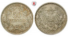 Deutsches Kaiserreich, 50 Pfennig 1896, A, vz-st, J. 15