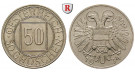 Österreich, 1. Republik, 50 Groschen 1934, vz+