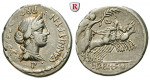 Römische Republik, C. Annius und L. Fabius Hispaniensis, Denar 82-81 v.Chr., ss