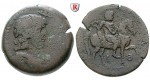 Römische Provinzialprägungen, Ägypten, Alexandria, Antinous, Freund Hadrians, Drachme Jahr 19 des Hadrian = 134-135, ss