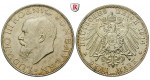 Deutsches Kaiserreich, Bayern, Ludwig III., 3 Mark 1914, D, vz, J. 52