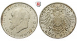 Deutsches Kaiserreich, Bayern, Ludwig III., 2 Mark 1914, D, vz, J. 51