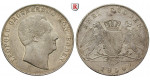 Baden, Baden-Durlach, Karl Leopold Friedrich, Doppelgulden 1850, ss-vz