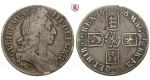 Grossbritannien, William III., Crown 1696, f.ss