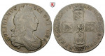 Grossbritannien, William III., Crown 1700, f.ss