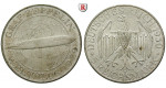 Weimarer Republik, 5 Reichsmark 1930, Zeppelin, A, vz, J. 343