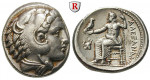 Makedonien, Königreich, Alexander III. der Grosse, Tetradrachme 336-323 v. Chr., vz/vz-st