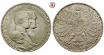 Deutsches Kaiserreich, Sachsen-Weimar-Eisenach, Wilhelm Ernst, 3 Mark 1915, Jahrhundertfeier, A, vz-st, J. 163