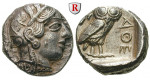 Attika, Athen, Tetradrachme 2. Hälfte 5.Jh. v.Chr., ss-vz