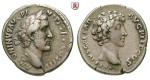 Römische Kaiserzeit, Antoninus Pius, Denar 140, ss+