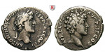 Römische Kaiserzeit, Antoninus Pius, Denar 140, ss