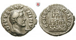 Römische Kaiserzeit, Antoninus Pius, Denar nach 161, ss