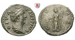 Römische Kaiserzeit, Faustina I., Frau des Antoninus Pius, Denar nach 141, ss-vz