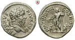 Römische Kaiserzeit, Septimius Severus, Denar 210, vz+