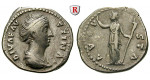 Römische Kaiserzeit, Faustina I., Frau des Antoninus Pius, Denar nach 141, ss+