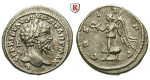 Römische Kaiserzeit, Septimius Severus, Denar 198, f.vz