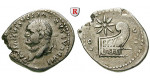 Römische Kaiserzeit, Vespasianus, Denar 77-78, ss