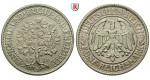 Weimarer Republik, 5 Reichsmark 1932, Eichbaum, D, vz+, J. 331