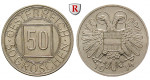 Österreich, 1. Republik, 50 Groschen 1934, vz+