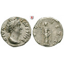 Roman Imperial Coins, Faustina Senior, wife of  Antoninus Pius, Denarius after 141, vf-xf / vf