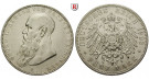 Deutsches Kaiserreich, Sachsen-Meiningen, Georg II., 5 Mark 1908, kurzer Bart, D, ss+, J. 153b