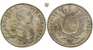 Württemberg, Herzogtum Württemberg (Kgr. ab 1806), Karl Eugen, Konventionstaler 1781, vz+