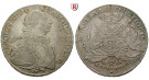 Baden, Baden-Durlach, Karl Friedrich, Konventionstaler 1765, ss