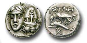 Die Zwillinge aus Istros - Eine Münze vom Schwarzen Meer