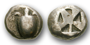 Die erste europäische Münze