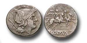 Die ersten römischen Silbermünzen