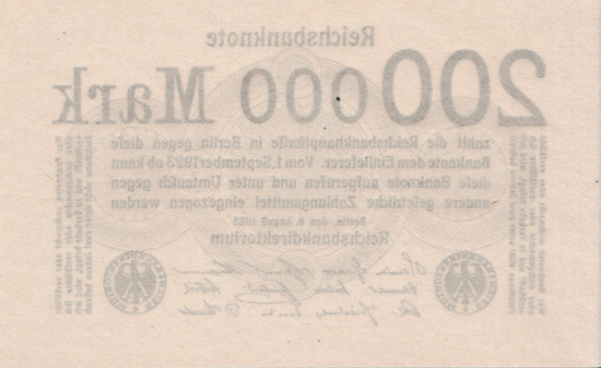 1923 - 08 - August - Notwendiges Kleingeld zum Wechseln
