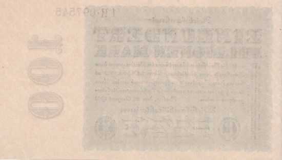 1923 - 08 - August - Reichsdruckerei und Privatdruckereien liefern unterschiedliche Banknoten
