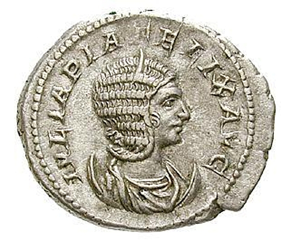 Julia Domna, Frau des Septimius Severus