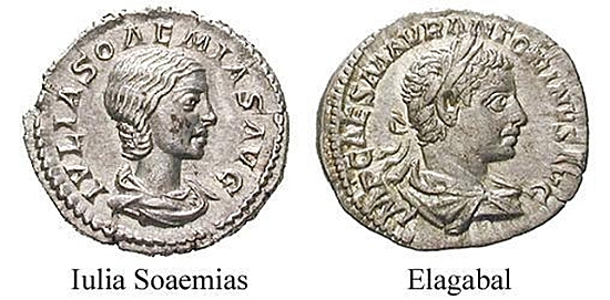Julia Maesa, Großmutter des Elagabal